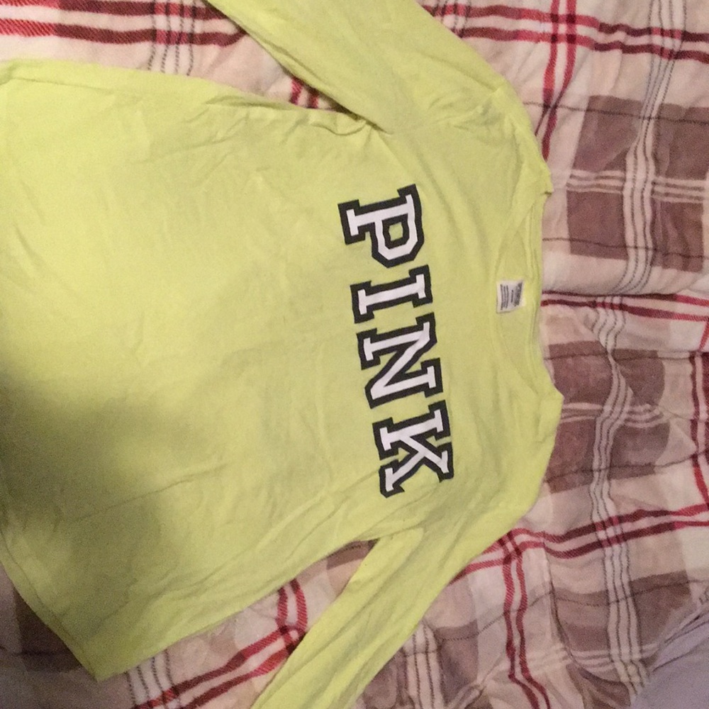 Neon yellow shirt from PINK